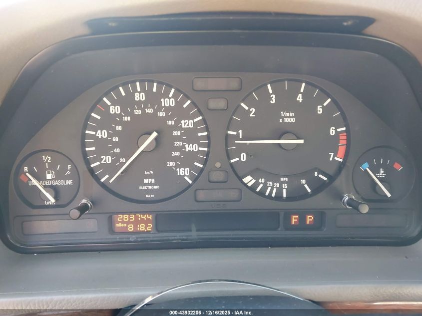 1992 BMW 535 I Automatic VIN: WBAHD2312NBF73484 Lot: 43932206