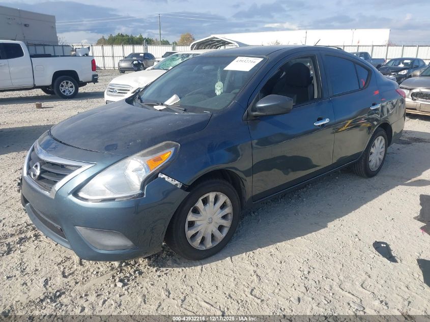 2016 Nissan Versa 1.6 S/1.6 S+/1.6 Sl/1.6 Sv VIN: 3N1CN7APXGL851192 Lot: 43932216