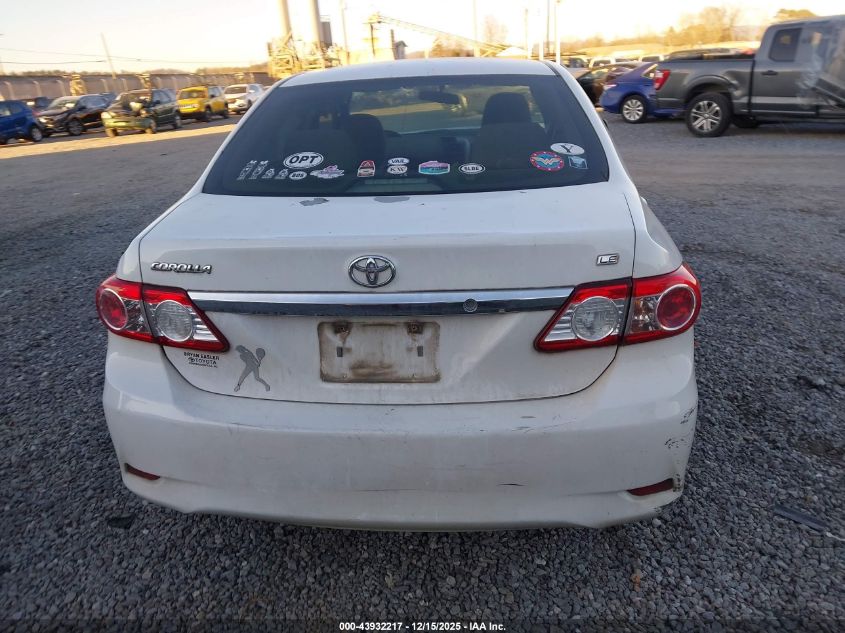 2013 Toyota Corolla Le VIN: 5YFBU4EE6DP099248 Lot: 43932217