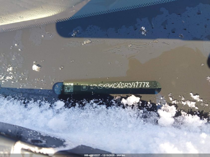 2016 Chevrolet Tahoe Lt VIN: 1GNSKBKC4GR397778 Lot: 43932227