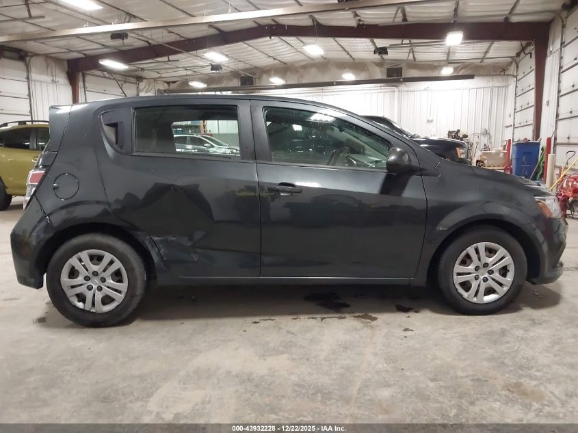 2020 Chevrolet Sonic Fwd 1Fl 5-Door VIN: 1G1JG6SBXL4125692 Lot: 43932228