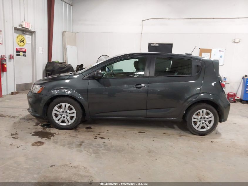 2020 Chevrolet Sonic Fwd 1Fl 5-Door VIN: 1G1JG6SBXL4125692 Lot: 43932228