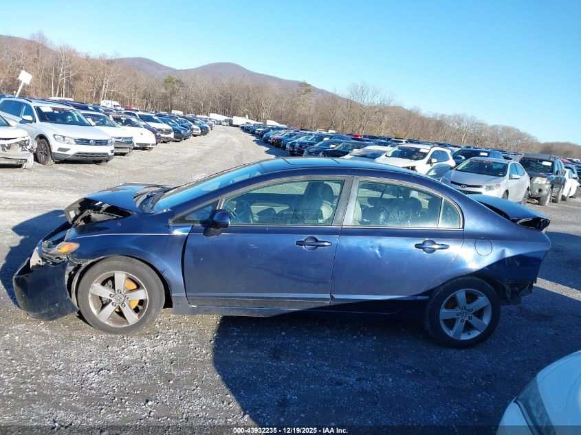 2008 Honda Civic Ex VIN: 1HGFA16818L038701 Lot: 43932235