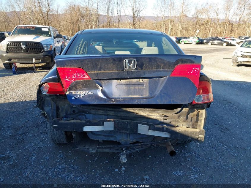 2008 Honda Civic Ex VIN: 1HGFA16818L038701 Lot: 43932235