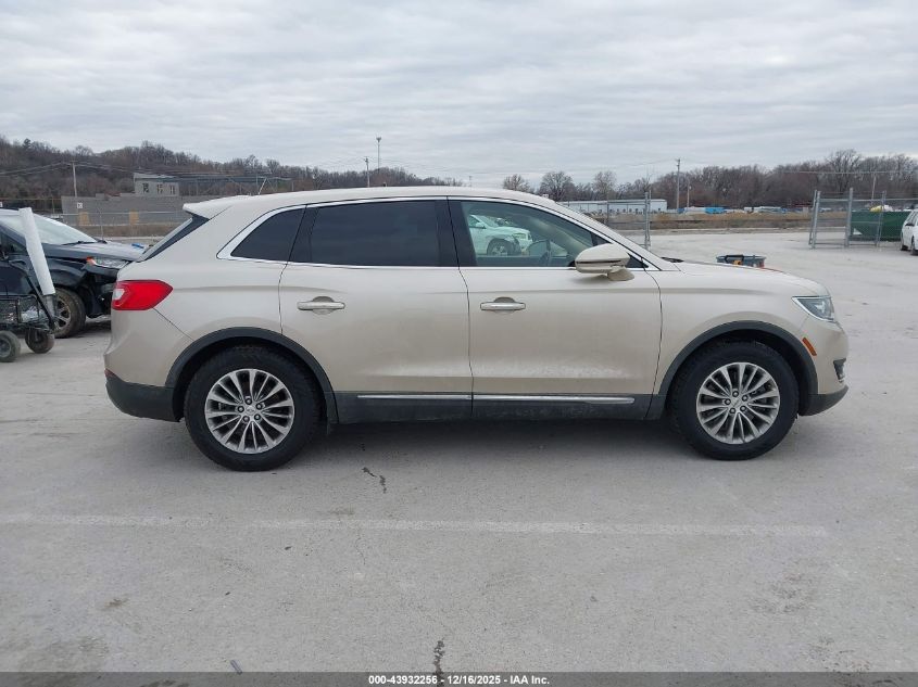 2017 Lincoln Mkx Select VIN: 2LMPJ6KRXHBL11424 Lot: 43932256