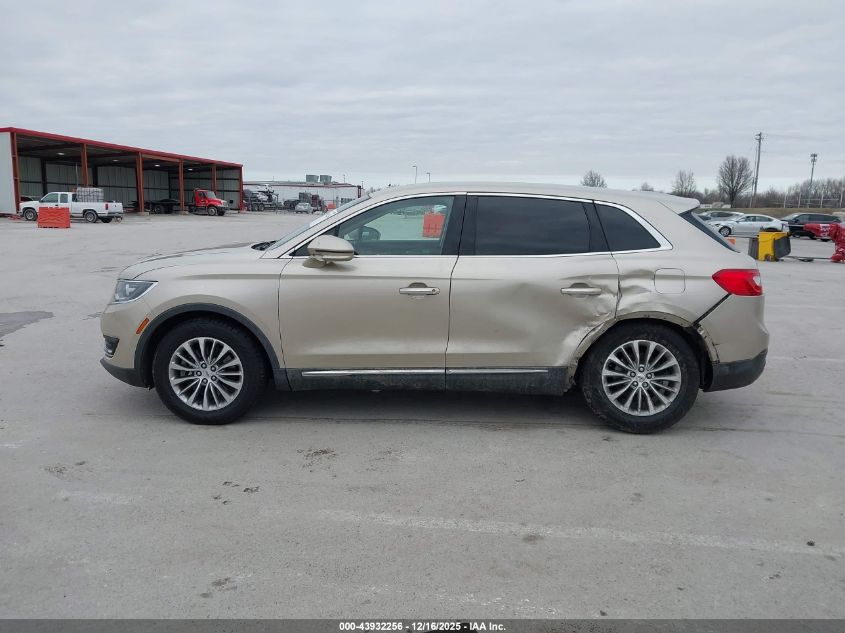 2017 Lincoln Mkx Select VIN: 2LMPJ6KRXHBL11424 Lot: 43932256