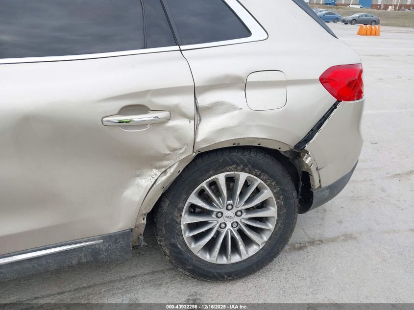 2017 Lincoln Mkx Select VIN: 2LMPJ6KRXHBL11424 Lot: 43932256