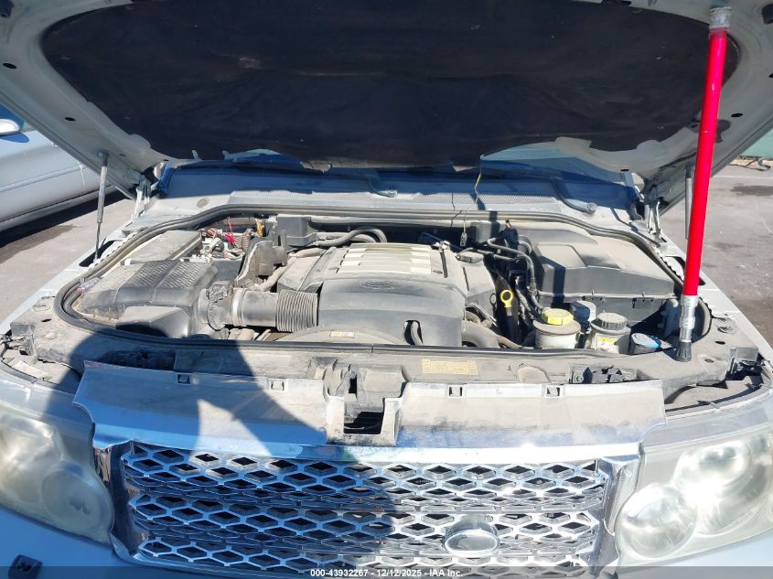 2008 Land Rover Range Rover Sport Hse VIN: SALSF254X8A143857 Lot: 43932267