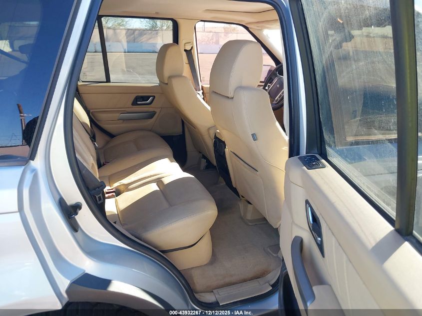 2008 Land Rover Range Rover Sport Hse VIN: SALSF254X8A143857 Lot: 43932267