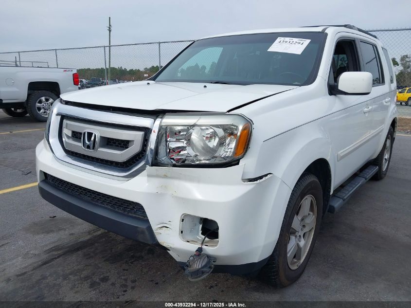 2011 Honda Pilot Ex-L VIN: 5FNYF4H65BB086962 Lot: 43932294