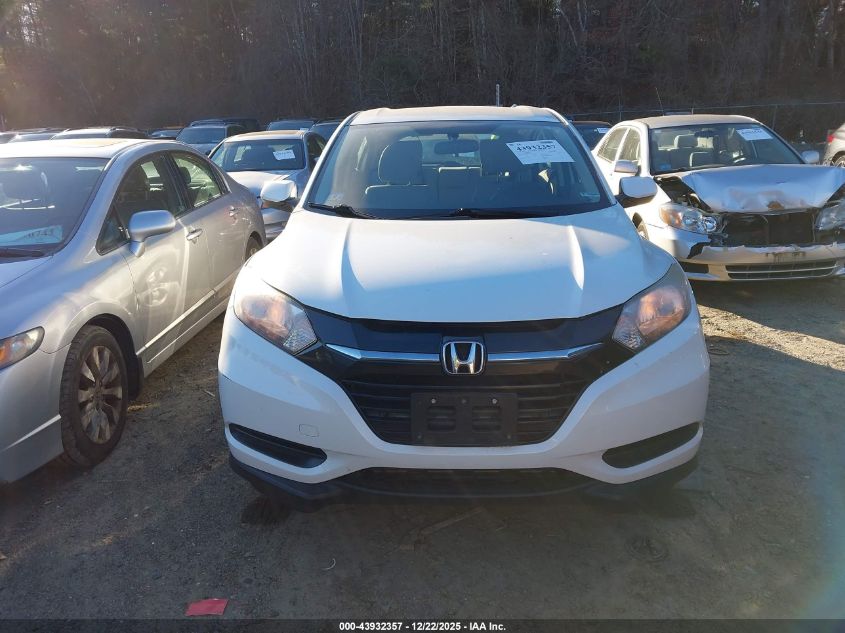 2016 Honda Hr-V Lx VIN: 3CZRU6H39GM753444 Lot: 43932357