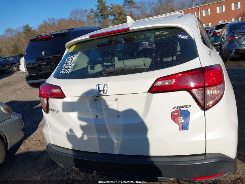 2016 Honda Hr-V Lx VIN: 3CZRU6H39GM753444 Lot: 43932357