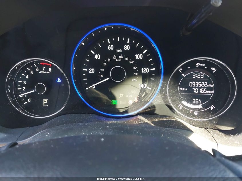 2016 Honda Hr-V Lx VIN: 3CZRU6H39GM753444 Lot: 43932357