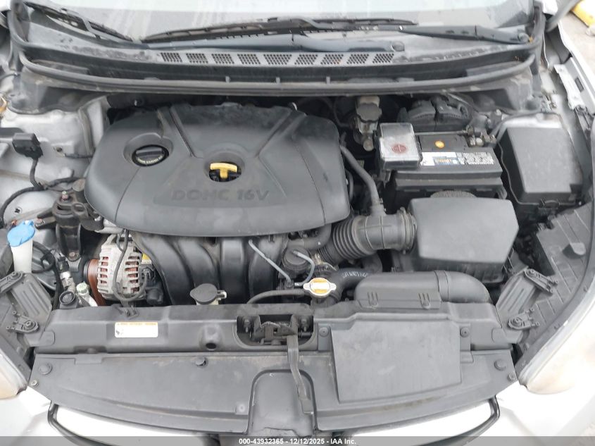 2012 Hyundai Elantra Limited VIN: 5NPDH4AE4CH107328 Lot: 43932365