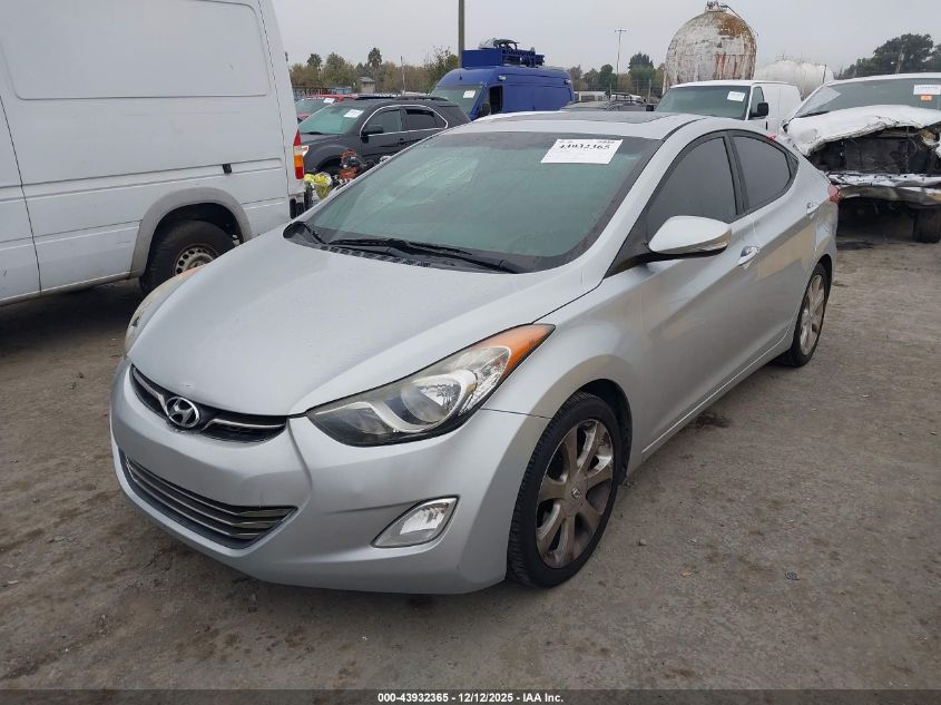 2012 Hyundai Elantra Limited VIN: 5NPDH4AE4CH107328 Lot: 43932365