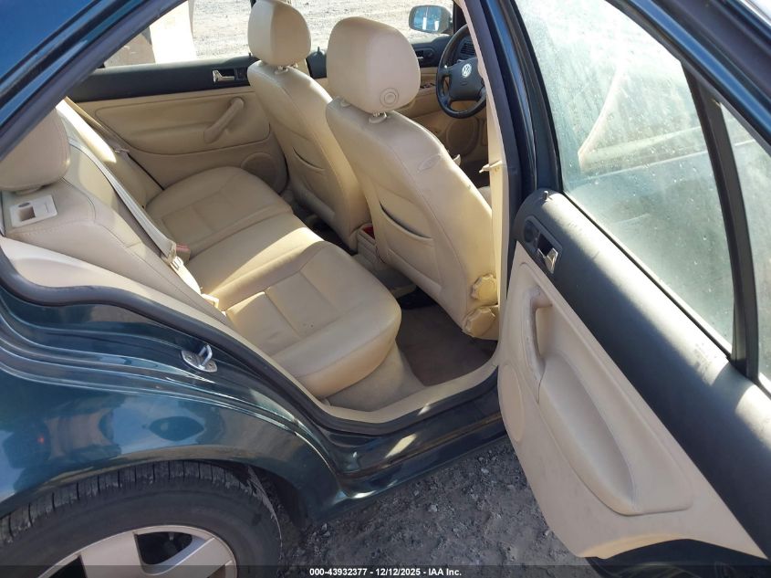 2001 Volkswagen Jetta Gls VIN: 3VWSB69M01M213165 Lot: 43932377