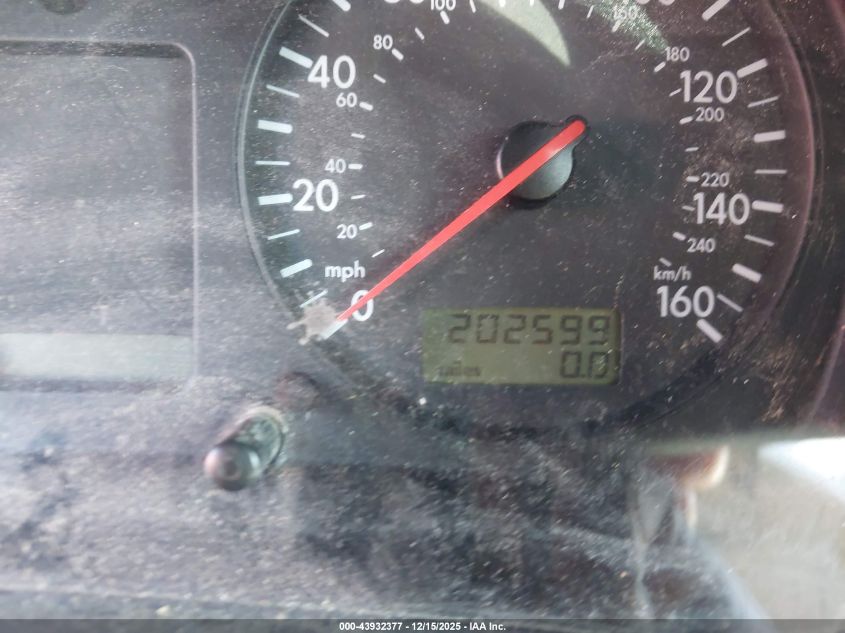 2001 Volkswagen Jetta Gls VIN: 3VWSB69M01M213165 Lot: 43932377