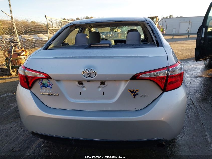 2016 Toyota Corolla Le Plus VIN: 5YFBURHEXGP515136 Lot: 43932386