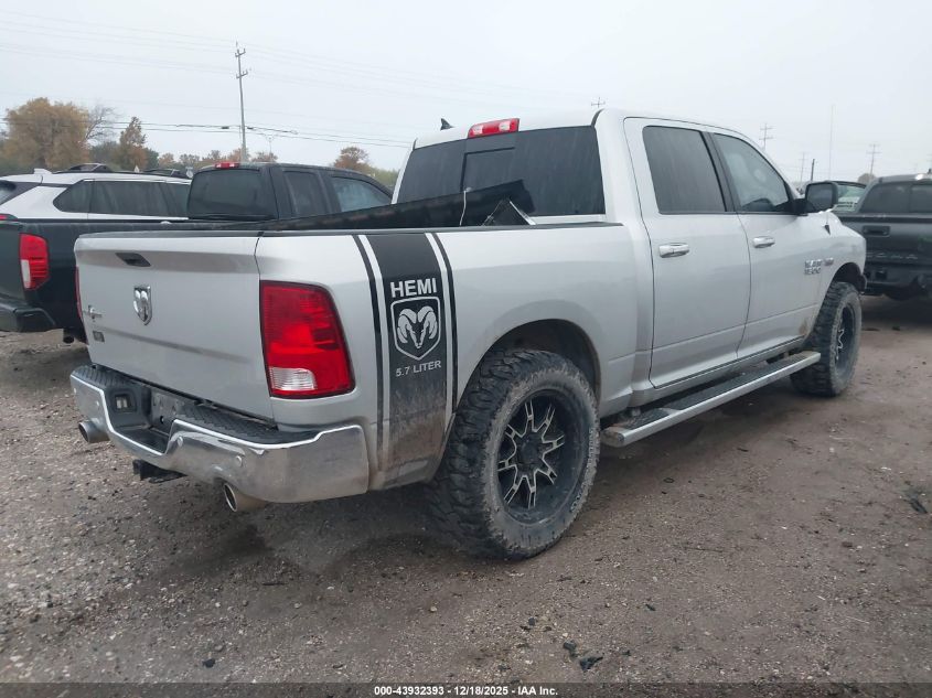 2018 Ram 1500 Lone Star 4X2 5'7 Box VIN: 1C6RR6LT4JS333935 Lot: 43932393