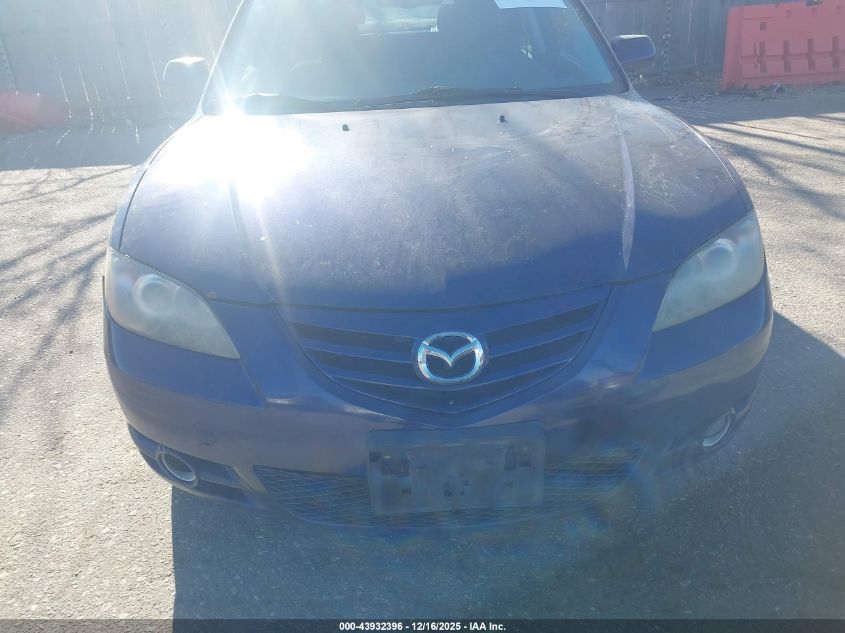 2006 Mazda Mazda3 S VIN: JM1BK323361504377 Lot: 43932396