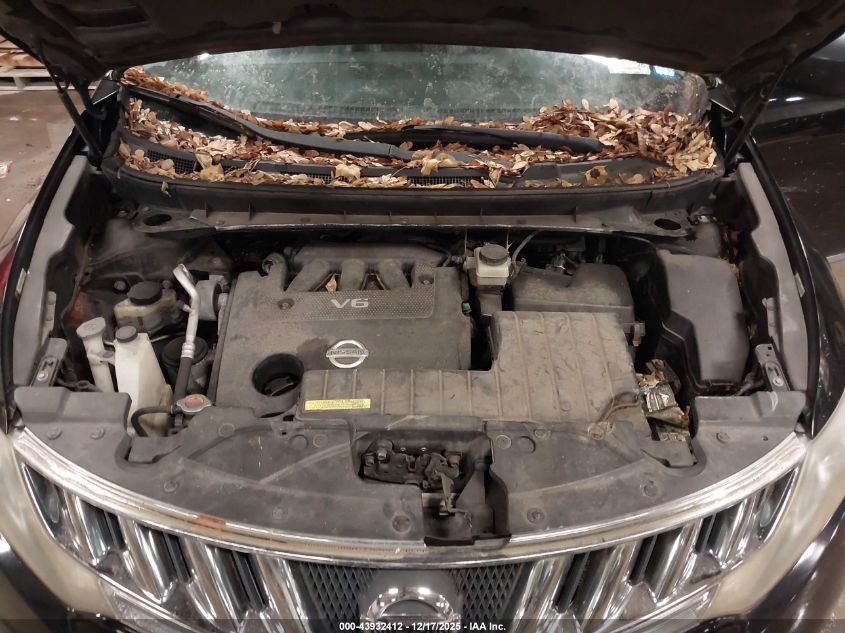 2009 Nissan Murano S VIN: JN8AZ18W39W209529 Lot: 43932412