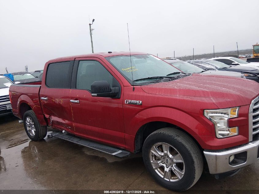 2016 Ford F-150 Xlt VIN: 1FTEW1CF5GKF48133 Lot: 43932419