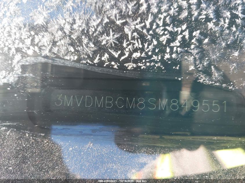 2025 Mazda Cx-30 2.5 S Preferred Package VIN: 3MVDMBCM8SM849551 Lot: 43932421