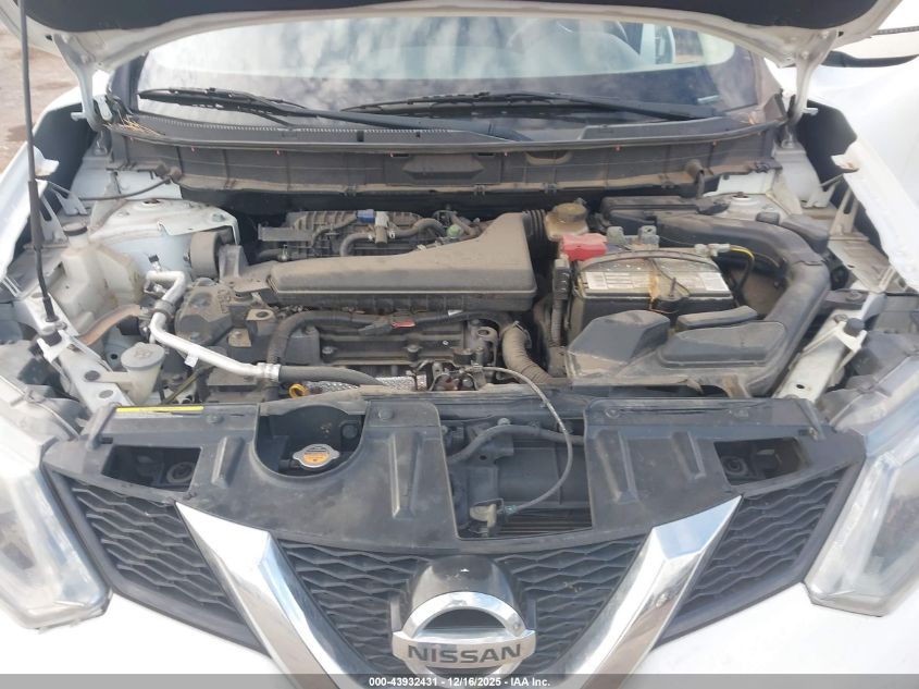 2016 Nissan Rogue S VIN: KNMAT2MV5GP679665 Lot: 43932431