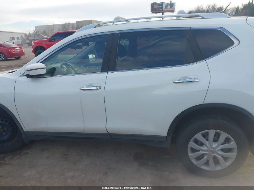 2016 Nissan Rogue S VIN: KNMAT2MV5GP679665 Lot: 43932431