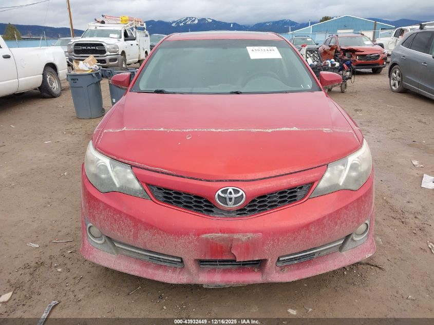 2012 Toyota Camry Se VIN: 4T1BF1FK1CU582785 Lot: 43932449