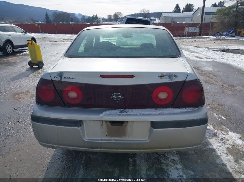 2000 Chevrolet Impala VIN: 2G1WF55E2Y9187553 Lot: 43932452