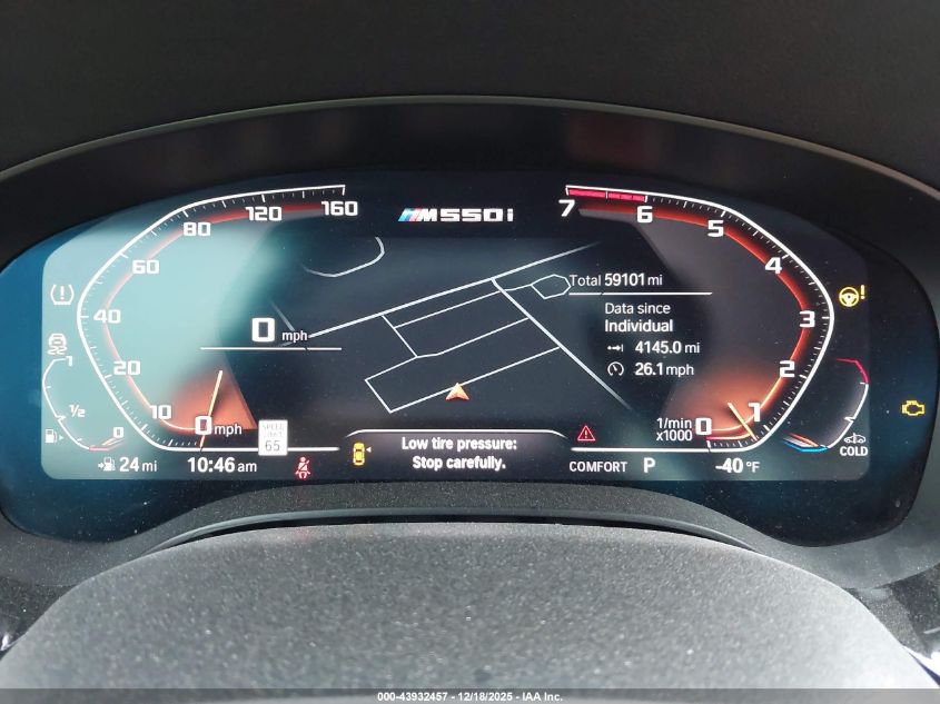 2020 BMW M550I xDrive VIN: WBAJS7C06LCD00373 Lot: 43932457