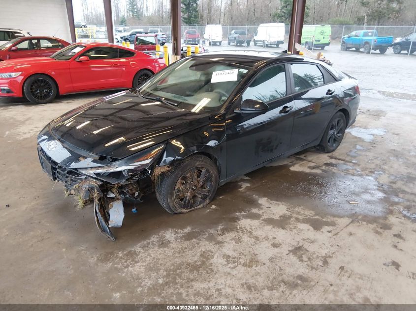 2022 Hyundai Elantra Sel VIN: 5NPLS4AG7NH084967 Lot: 43932465
