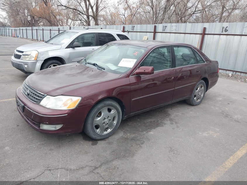 4T1BF28BX3U285680 2003 TOYOTA AVALON photo no. 2