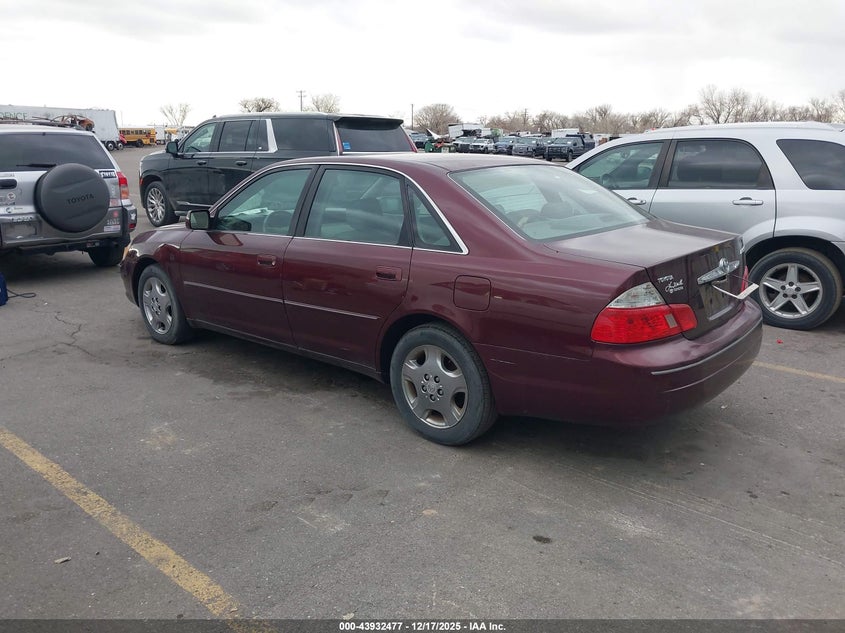 4T1BF28BX3U285680 2003 TOYOTA AVALON photo no. 3