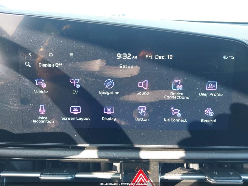 2025 Kia Niro Ev Wind VIN: KNDCR3L11S5145210 Lot: 43932480