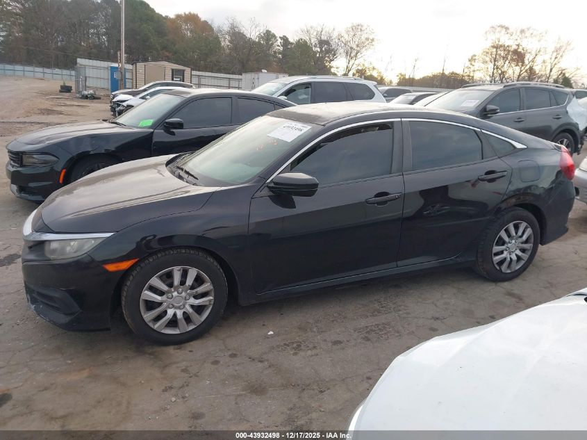 2018 Honda Civic Lx VIN: 2HGFC2F58JH582248 Lot: 43932498