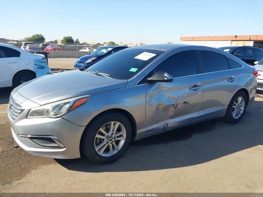 2016 Hyundai Sonata Se VIN: 5NPE24AF0GH345200 Lot: 43932505