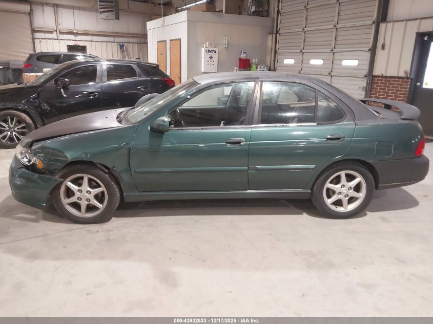 2000 Nissan Sentra Se VIN: 3N1BB51D1YL103592 Lot: 43932533