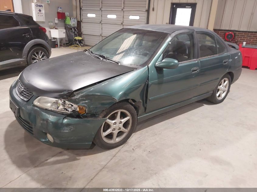 2000 Nissan Sentra Se VIN: 3N1BB51D1YL103592 Lot: 43932533