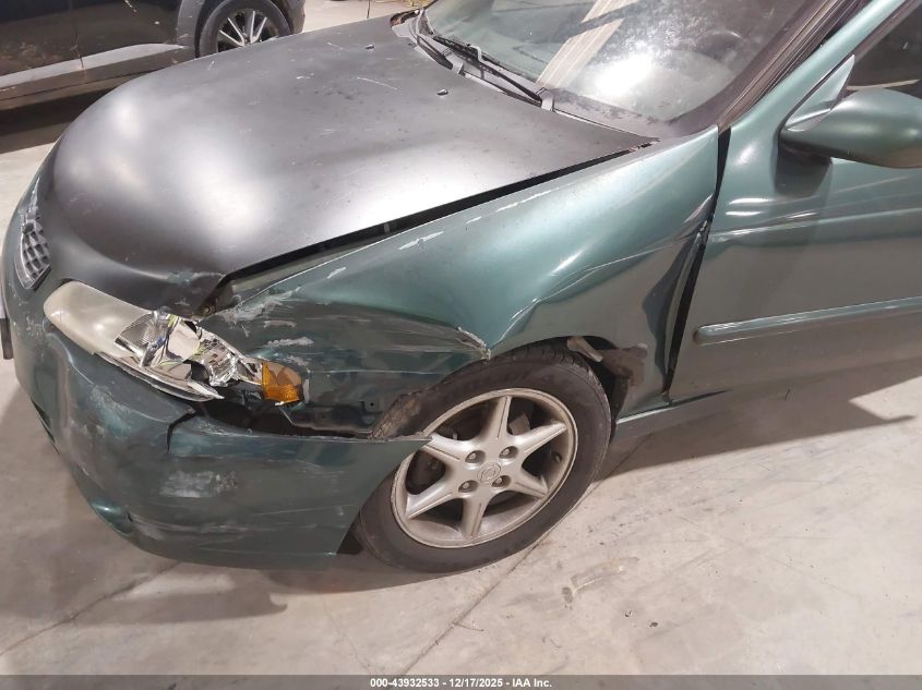 2000 Nissan Sentra Se VIN: 3N1BB51D1YL103592 Lot: 43932533