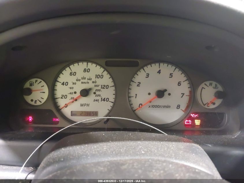 2000 Nissan Sentra Se VIN: 3N1BB51D1YL103592 Lot: 43932533