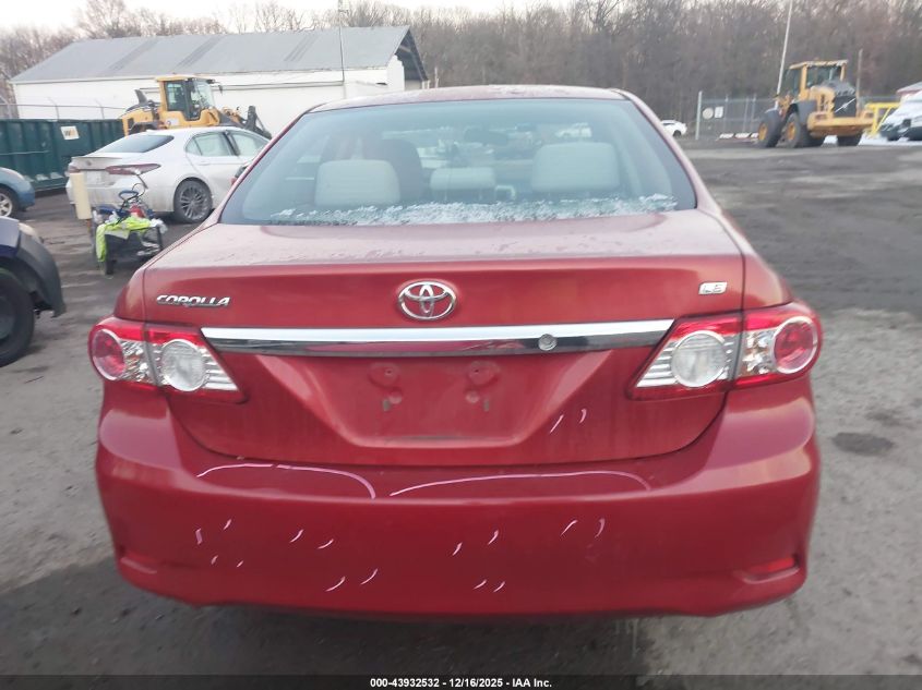 2011 Toyota Corolla Le VIN: JTDBU4EE3B9144116 Lot: 43932532