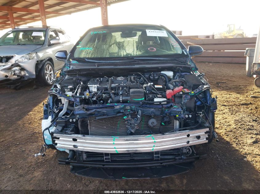 2021 Toyota Corolla Hybrid Le VIN: JTDEAMDE0MJ006929 Lot: 43932536