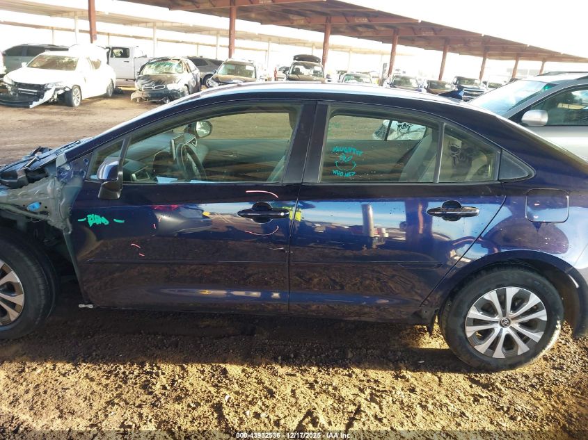 2021 Toyota Corolla Hybrid Le VIN: JTDEAMDE0MJ006929 Lot: 43932536