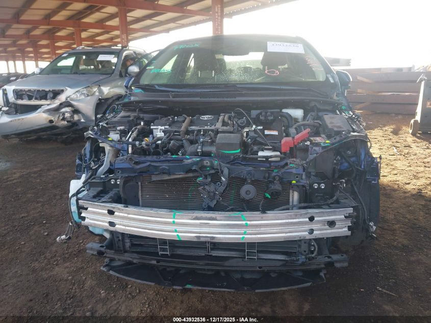 2021 Toyota Corolla Hybrid Le VIN: JTDEAMDE0MJ006929 Lot: 43932536