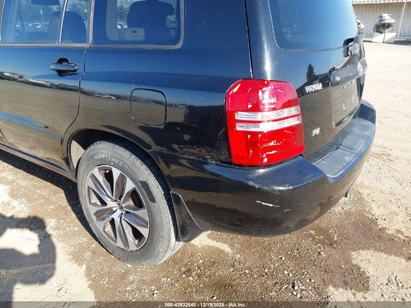 2003 Toyota Highlander Limited V6 VIN: JTEGF21A530112096 Lot: 43932540