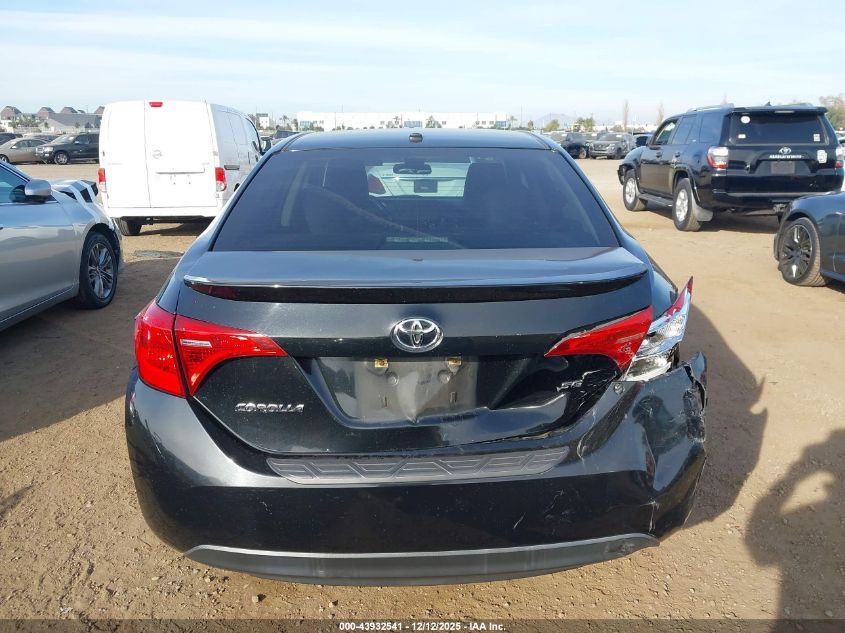 2017 Toyota Corolla Se VIN: 2T1BURHE4HC766543 Lot: 43932541