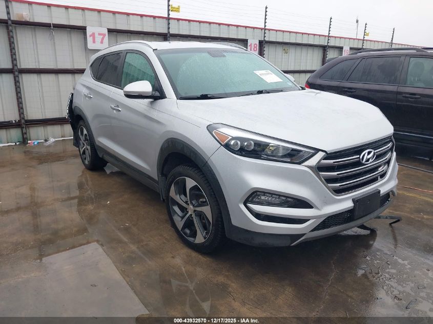 2016 Hyundai Tucson Limited VIN: KM8J33A28GU165323 Lot: 43932570