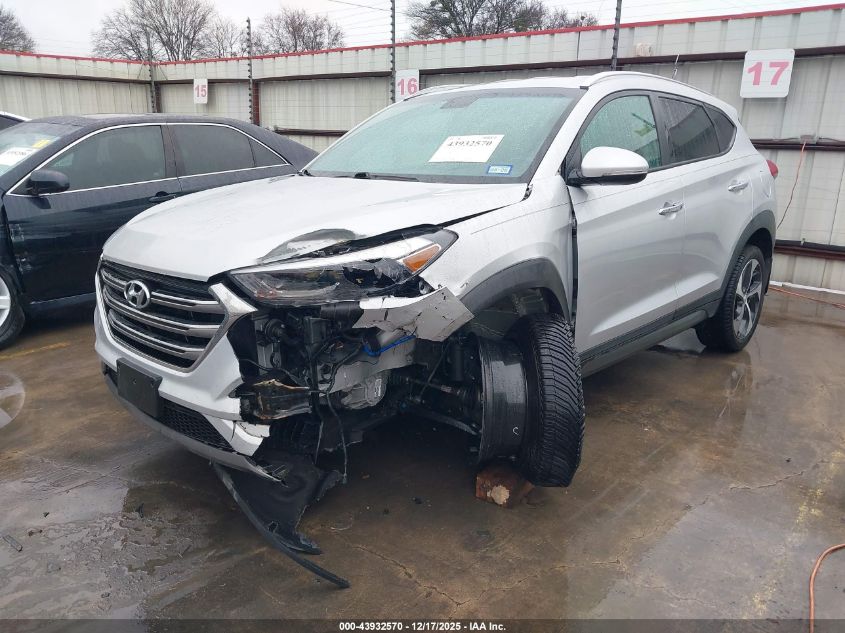 2016 Hyundai Tucson Limited VIN: KM8J33A28GU165323 Lot: 43932570